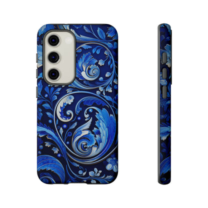 Royal Blue Paisley - Tough Cases