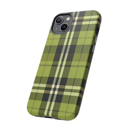 Pistachio Tartan - Tough Cases