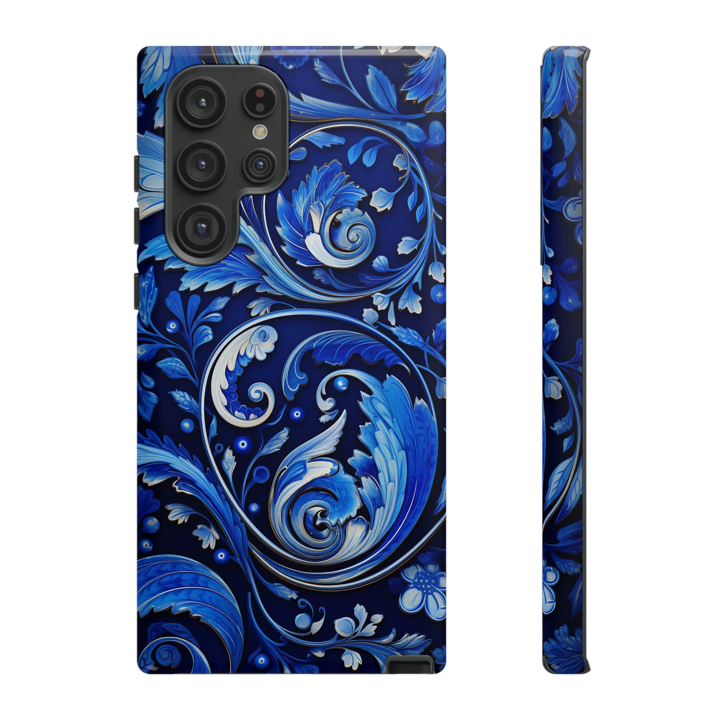 Royal Blue Paisley - Tough Cases