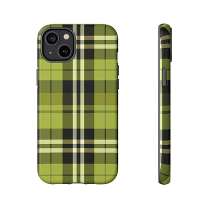 Pistachio Tartan - Tough Cases