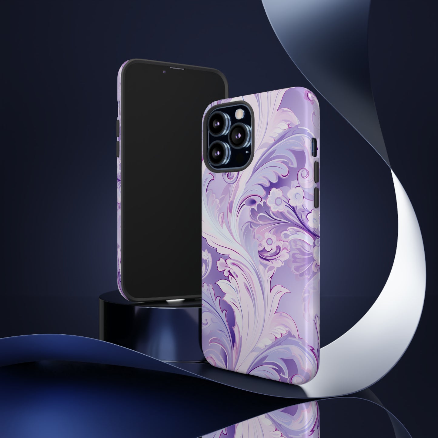 Pastel Lilac Paisley - Tough Cases