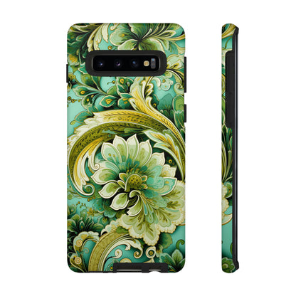 Pistachio with Gold Paisley - Tough Cases