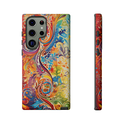 Rainbow Paisley - Tough Cases