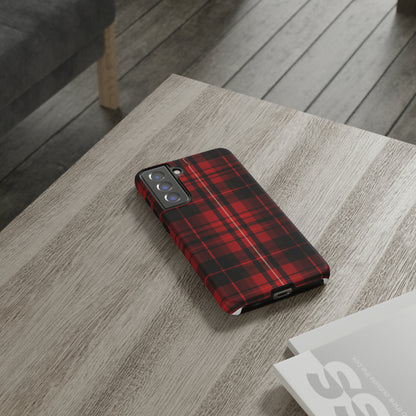 Cherry Red Tartan - Tough Cases