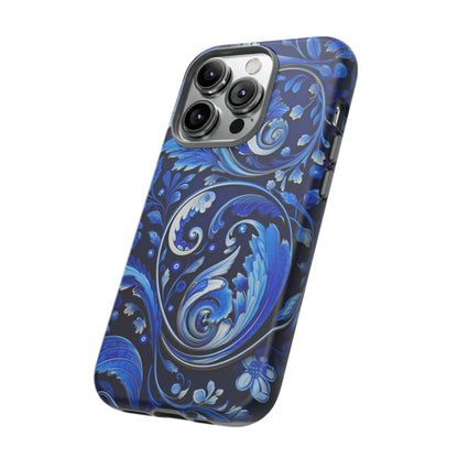 Royal Blue Paisley - Tough Cases