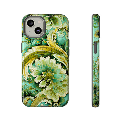 Pistachio with Gold Paisley - Tough Cases