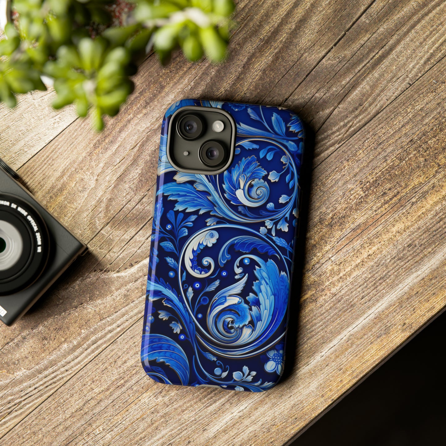 Royal Blue Paisley - Tough Cases