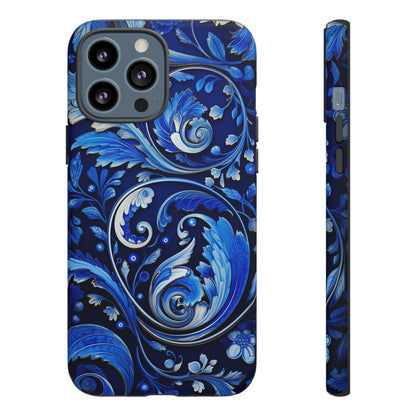 Royal Blue Paisley - Tough Cases