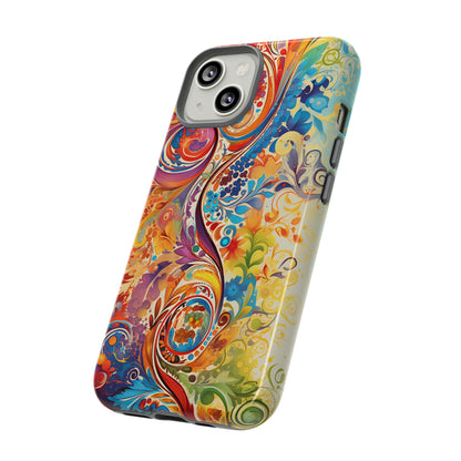 Rainbow Paisley - Tough Cases