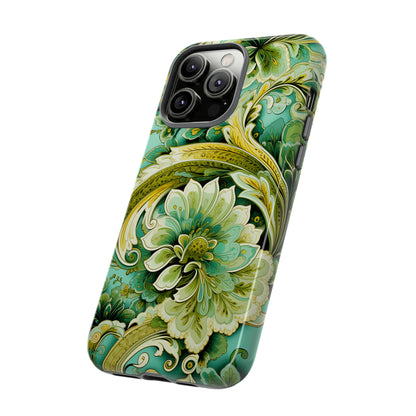 Pistachio with Gold Paisley - Tough Cases