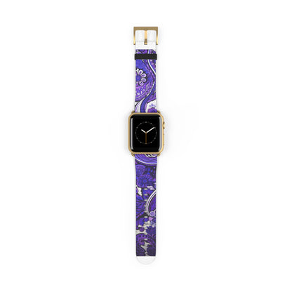 Apple Watch Strap - Purple Paisley