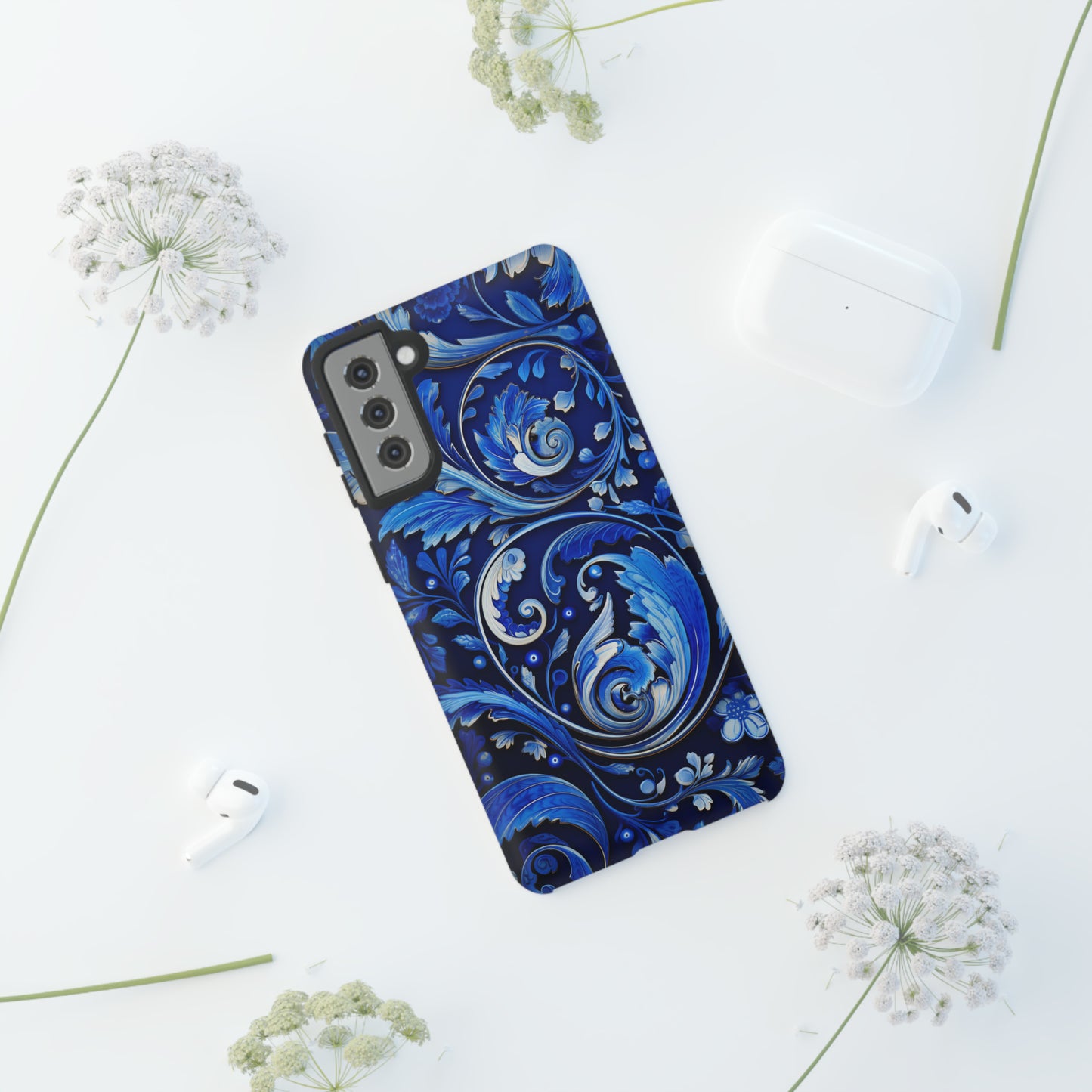 Royal Blue Paisley - Tough Cases