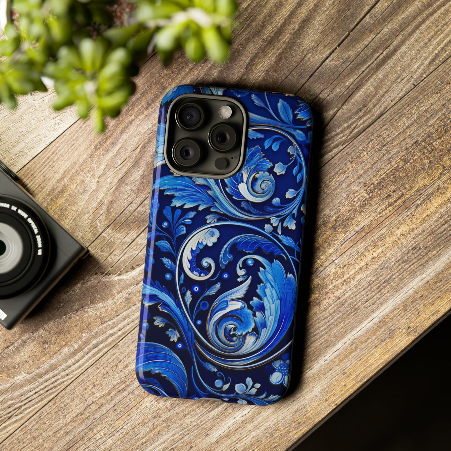 Royal Blue Paisley - Tough Cases