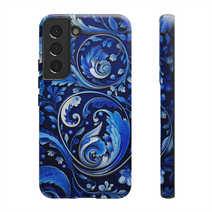 Royal Blue Paisley - Tough Cases