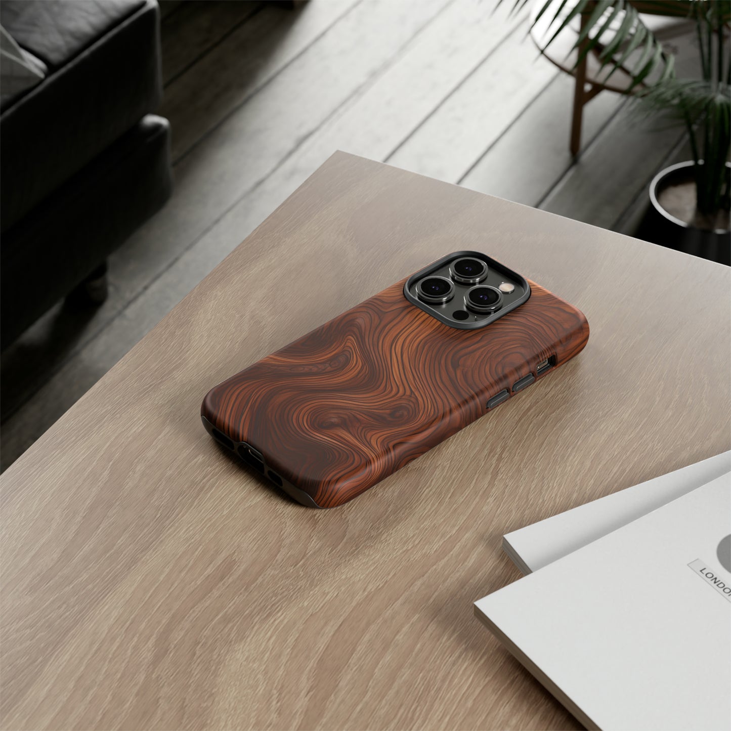 Walnut Pattern - Tough Cases | iPhone | Google Pixel | Samsung Galaxy