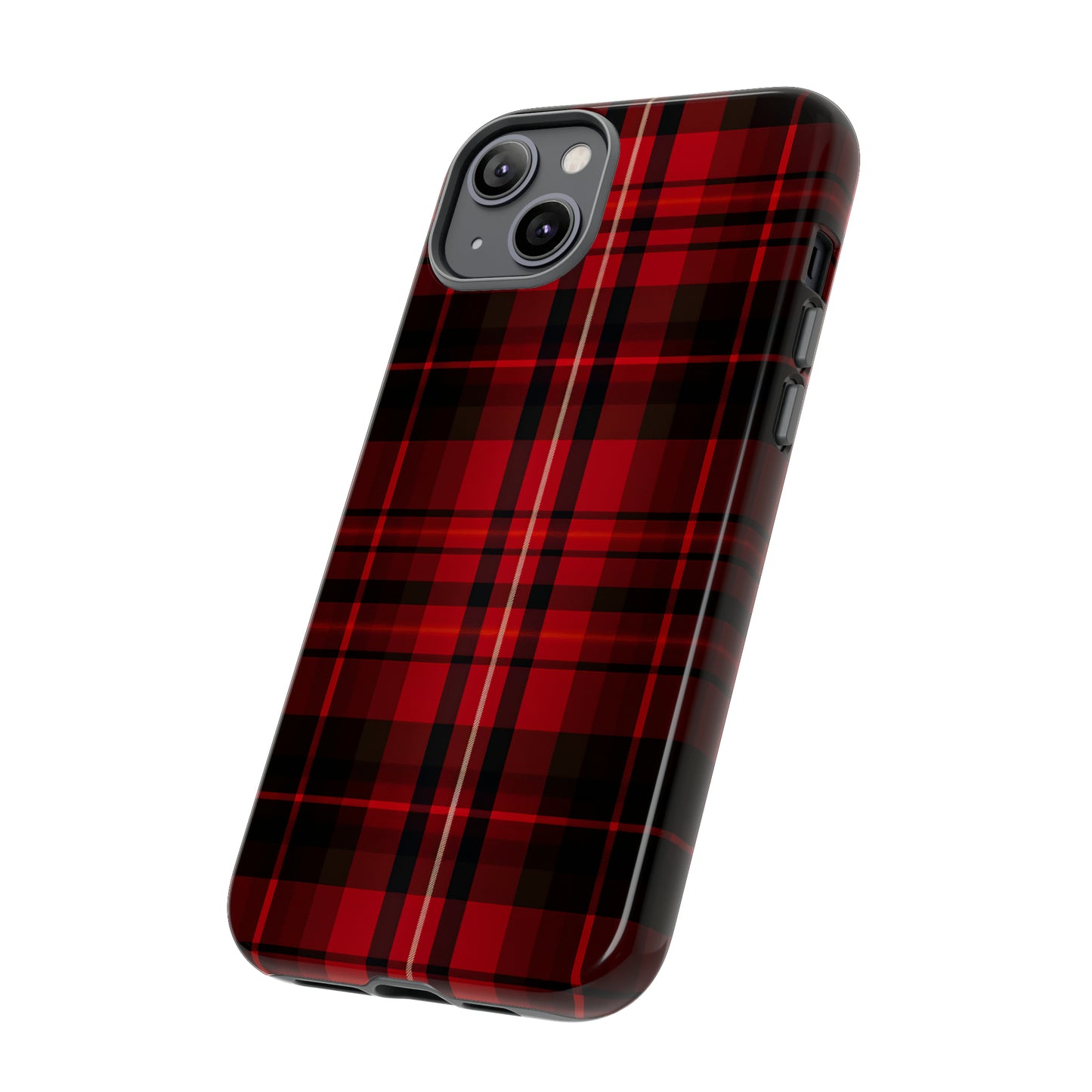 Cherry Red Tartan - Tough Cases