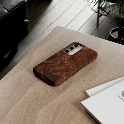 Walnut Pattern - Tough Cases | iPhone | Google Pixel | Samsung Galaxy