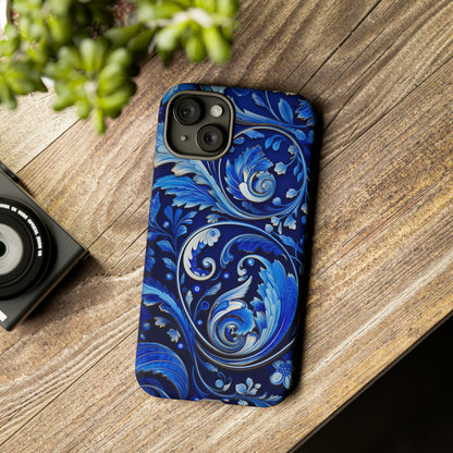 Royal Blue Paisley - Tough Cases