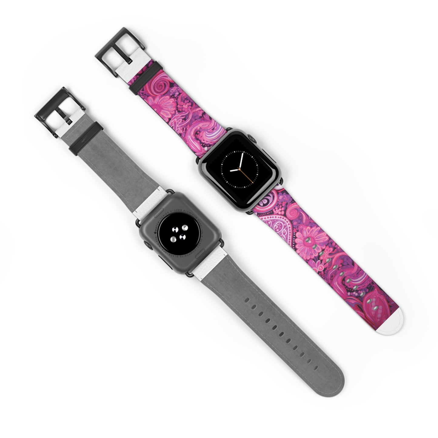 Apple Watch Strap - Pink Paisley