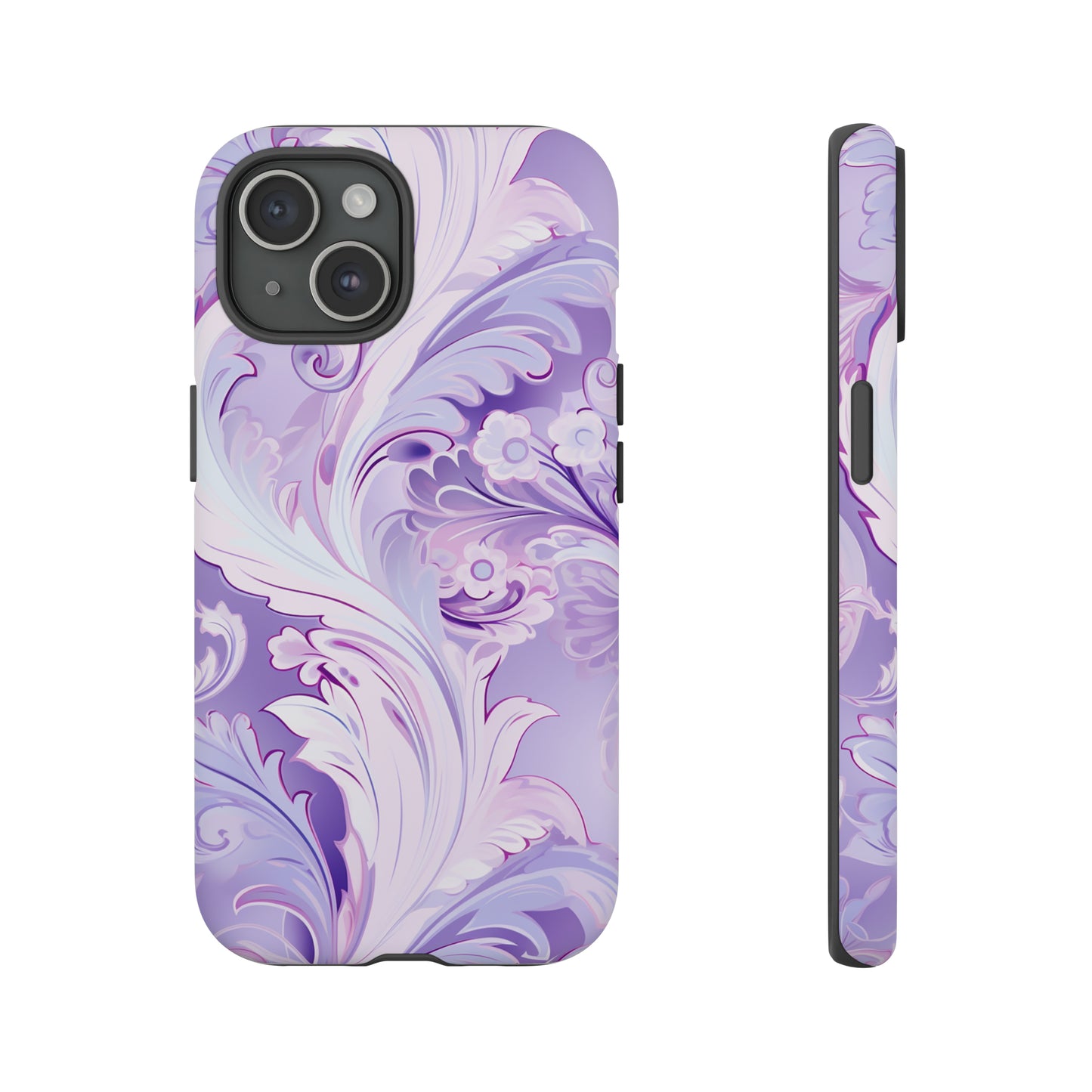 Pastel Lilac Paisley - Tough Cases