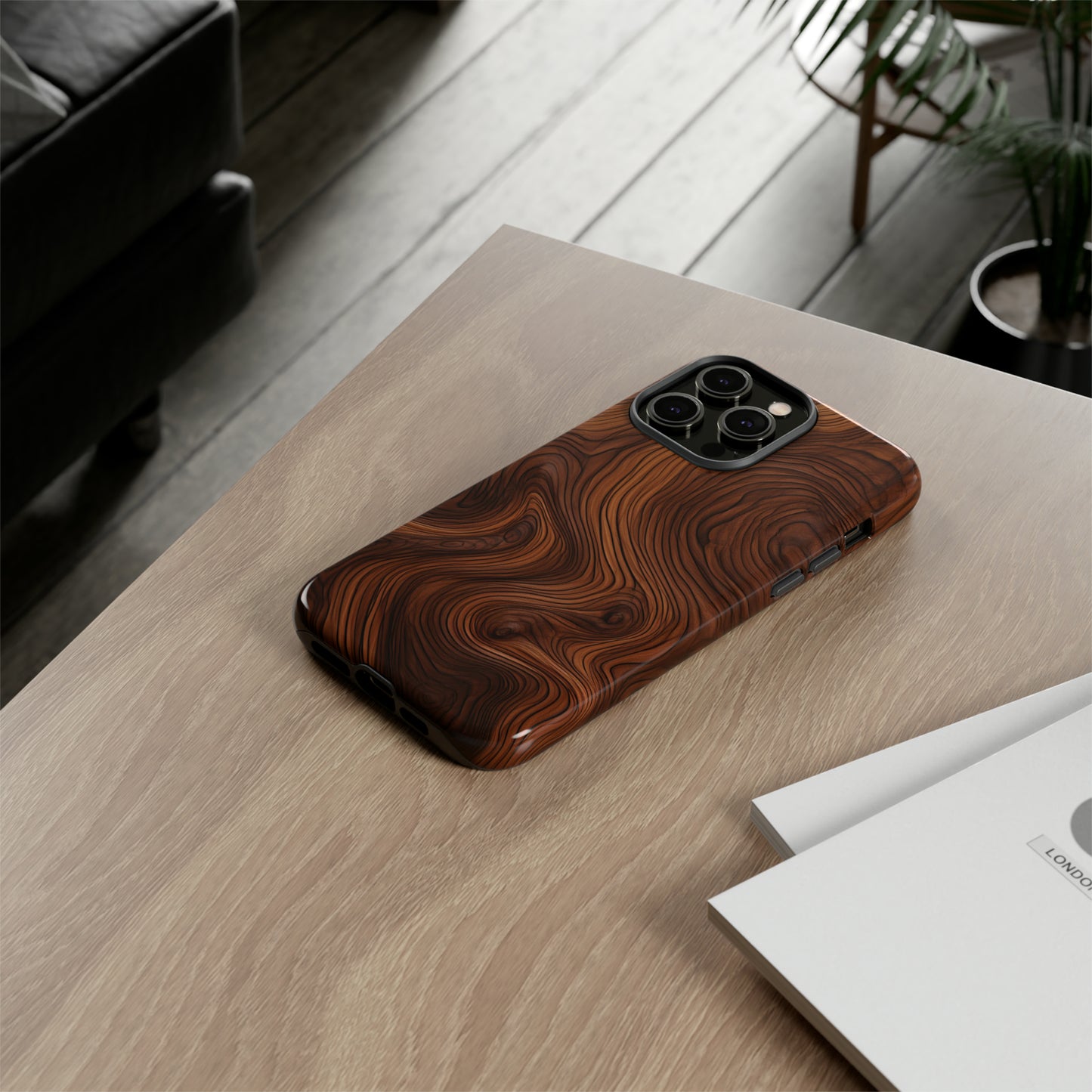 Walnut Pattern - Tough Cases | iPhone | Google Pixel | Samsung Galaxy