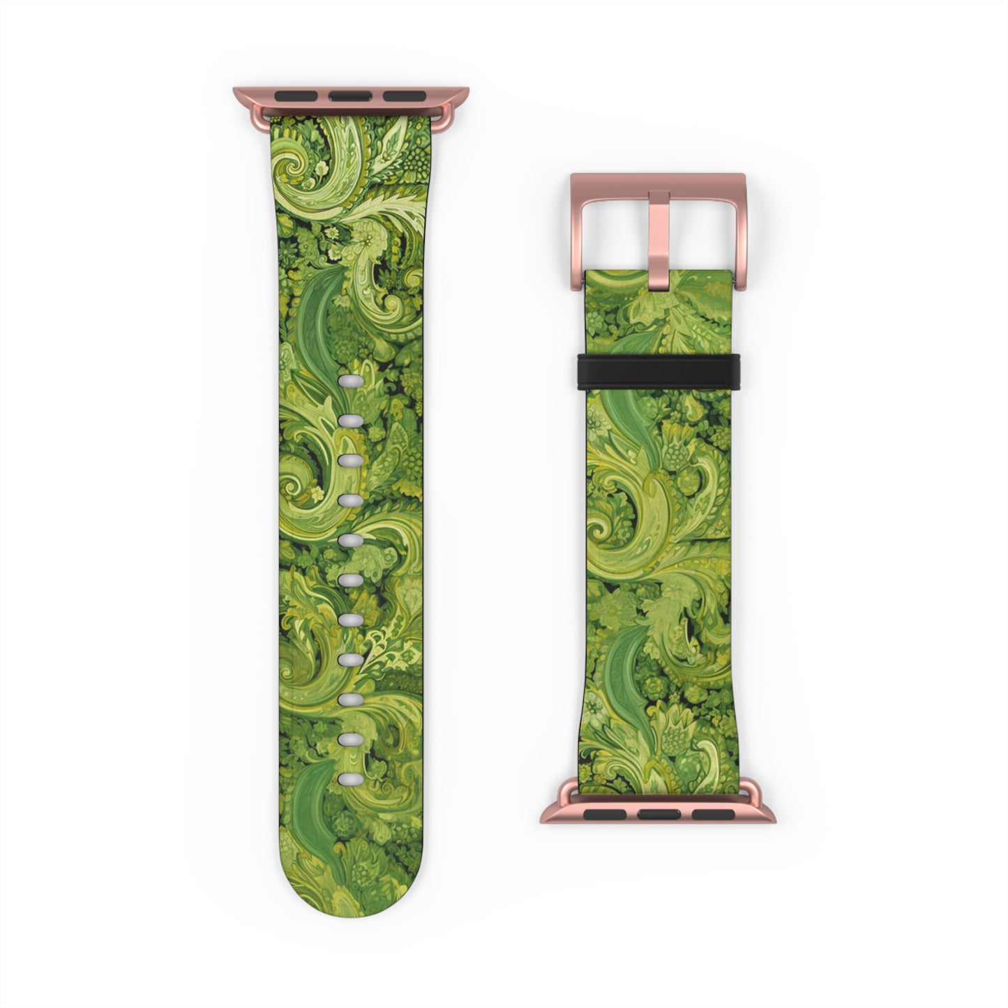 Apple Watch Strap - Pistachio Green Paisley