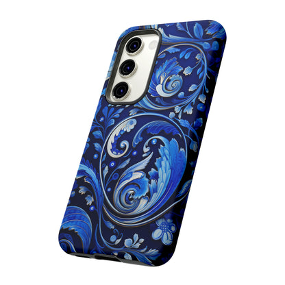 Royal Blue Paisley - Tough Cases