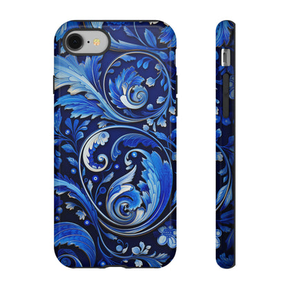 Royal Blue Paisley - Tough Cases