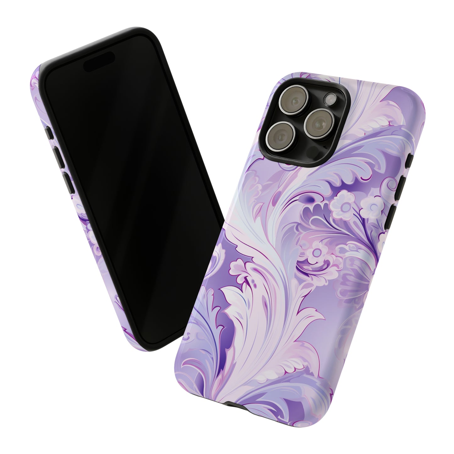 Pastel Lilac Paisley - Tough Cases