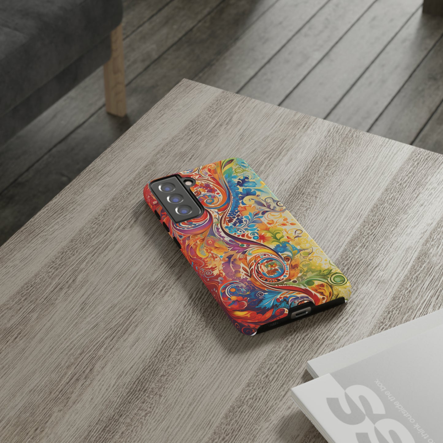 Rainbow Paisley - Tough Cases