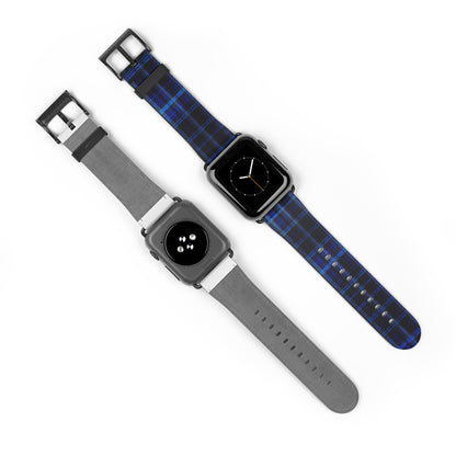 Apple Watch Strap - Royal Blue Tartan