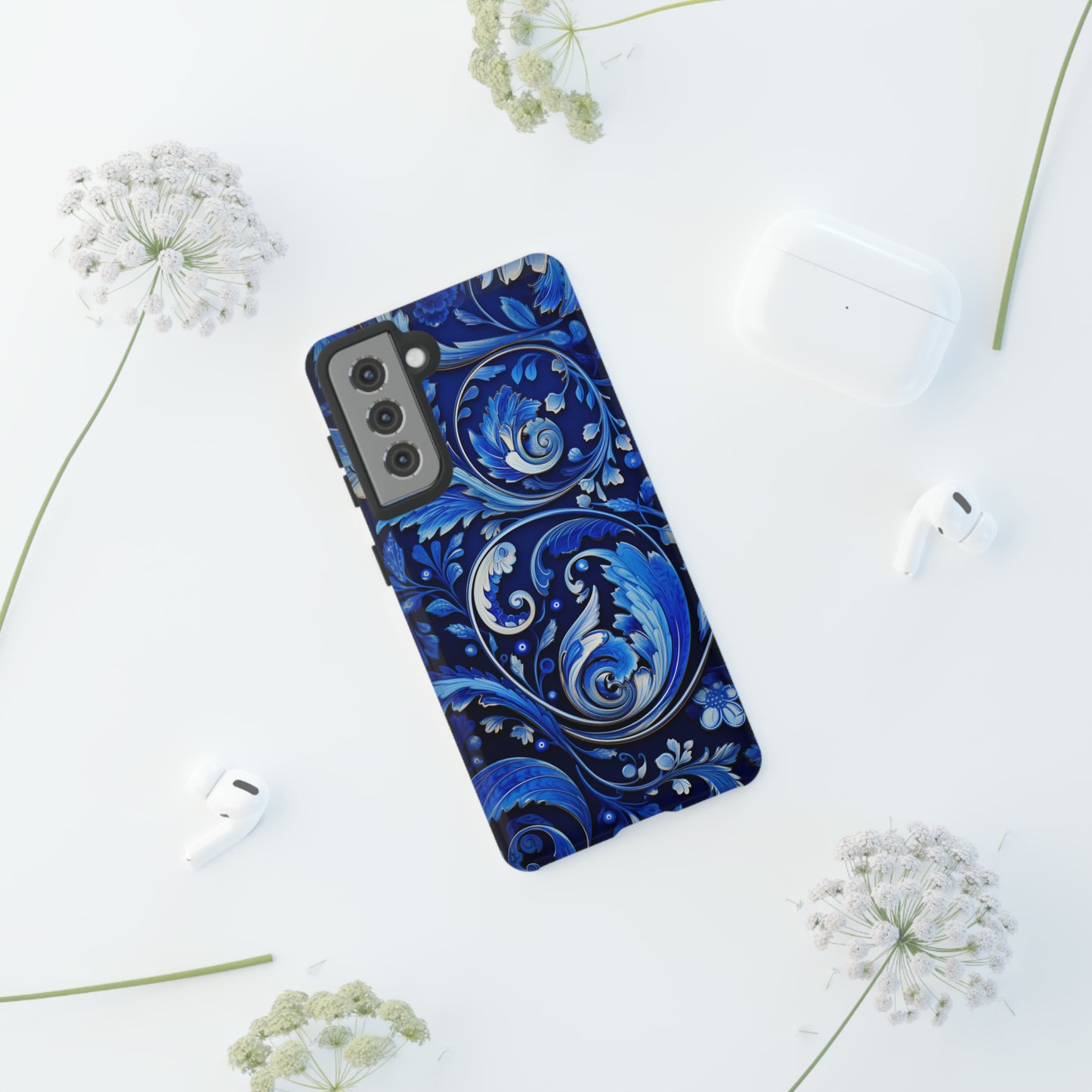 Royal Blue Paisley - Tough Cases