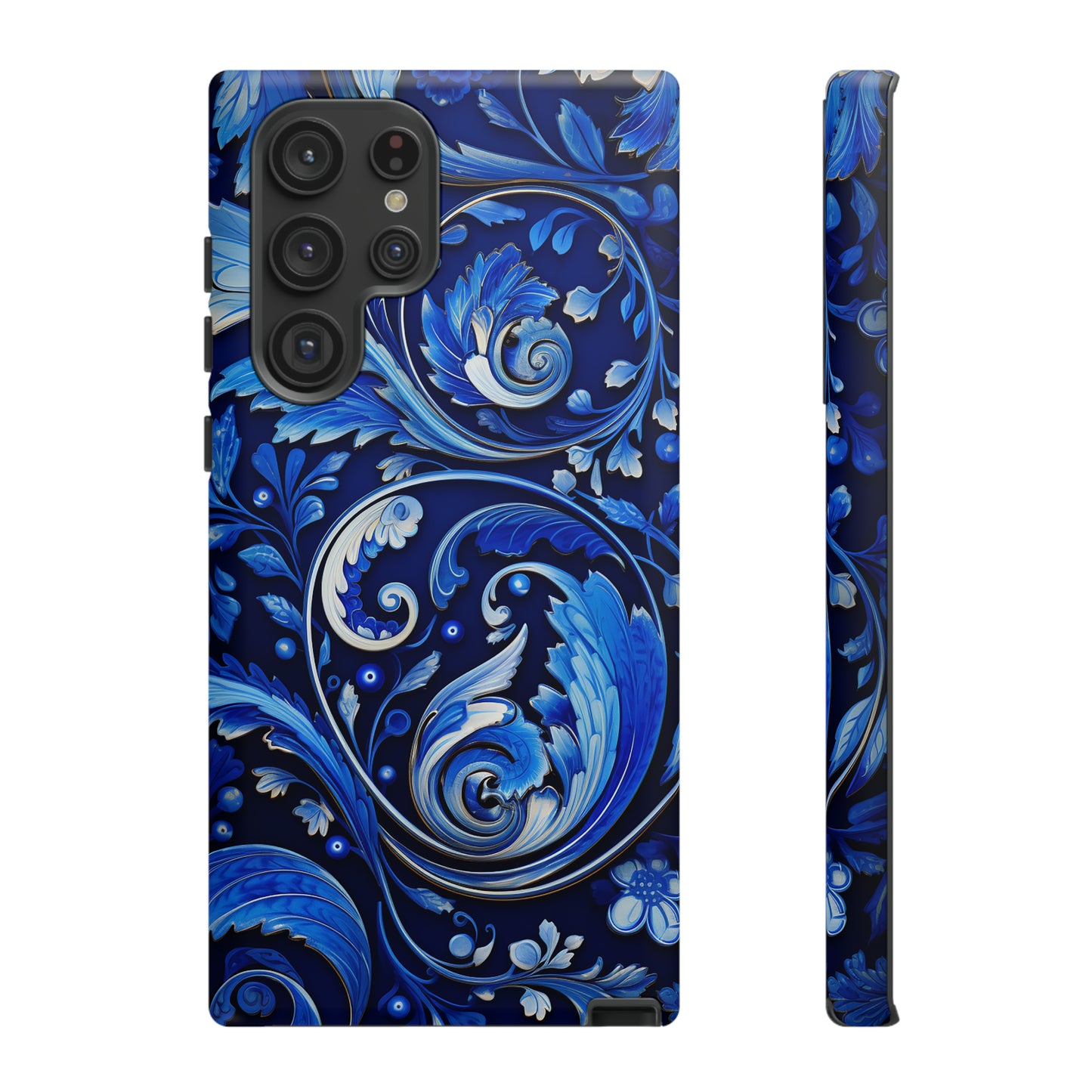 Royal Blue Paisley - Tough Cases