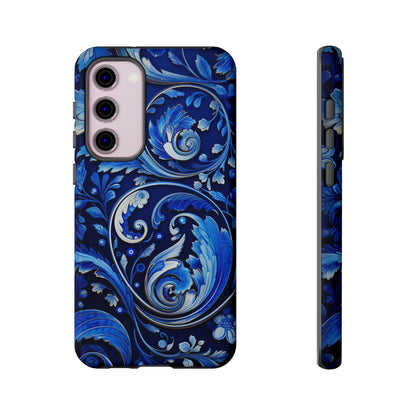 Royal Blue Paisley - Tough Cases