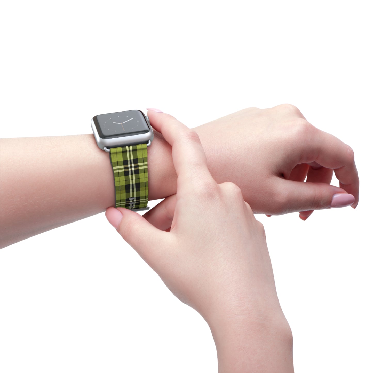 Apple Watch Strap - Pistachio Tartan
