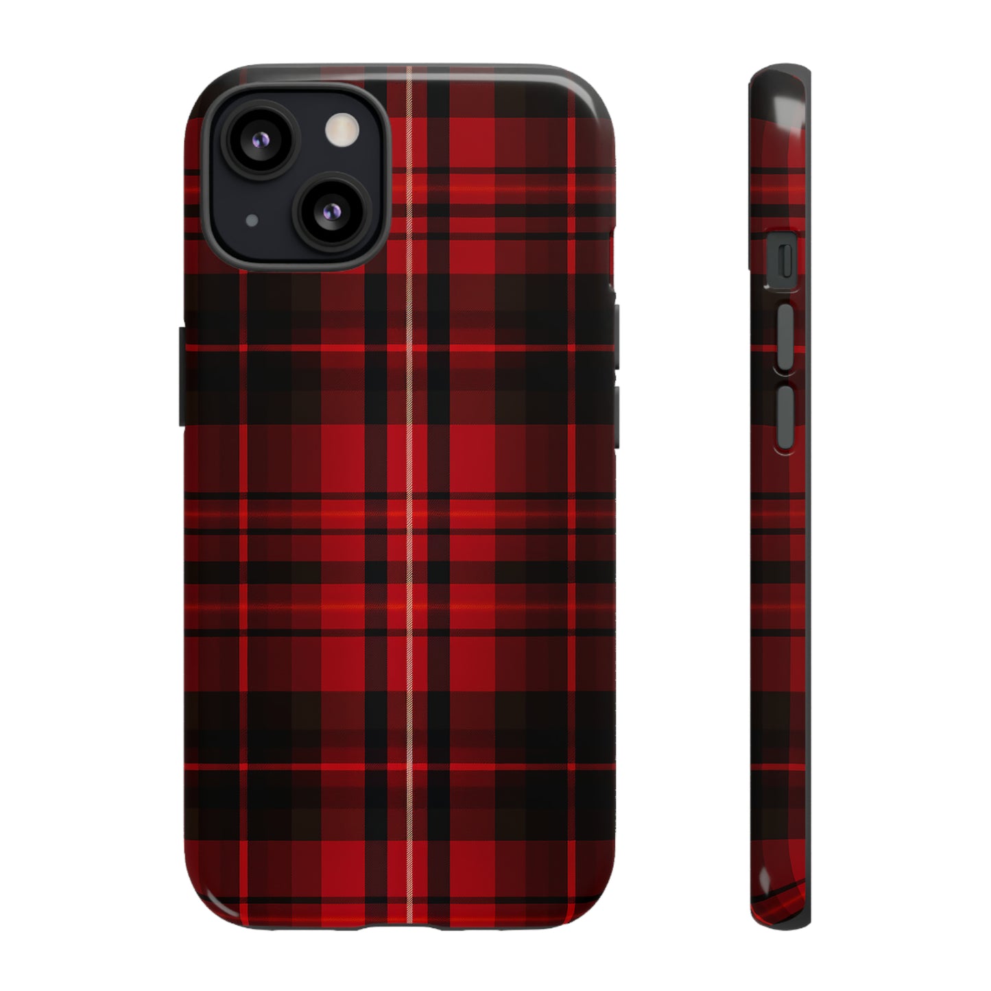 Cherry Red Tartan - Tough Cases