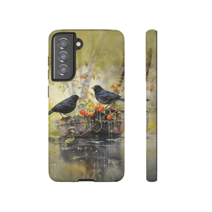 Blackbirds Watercolour - Tough Case