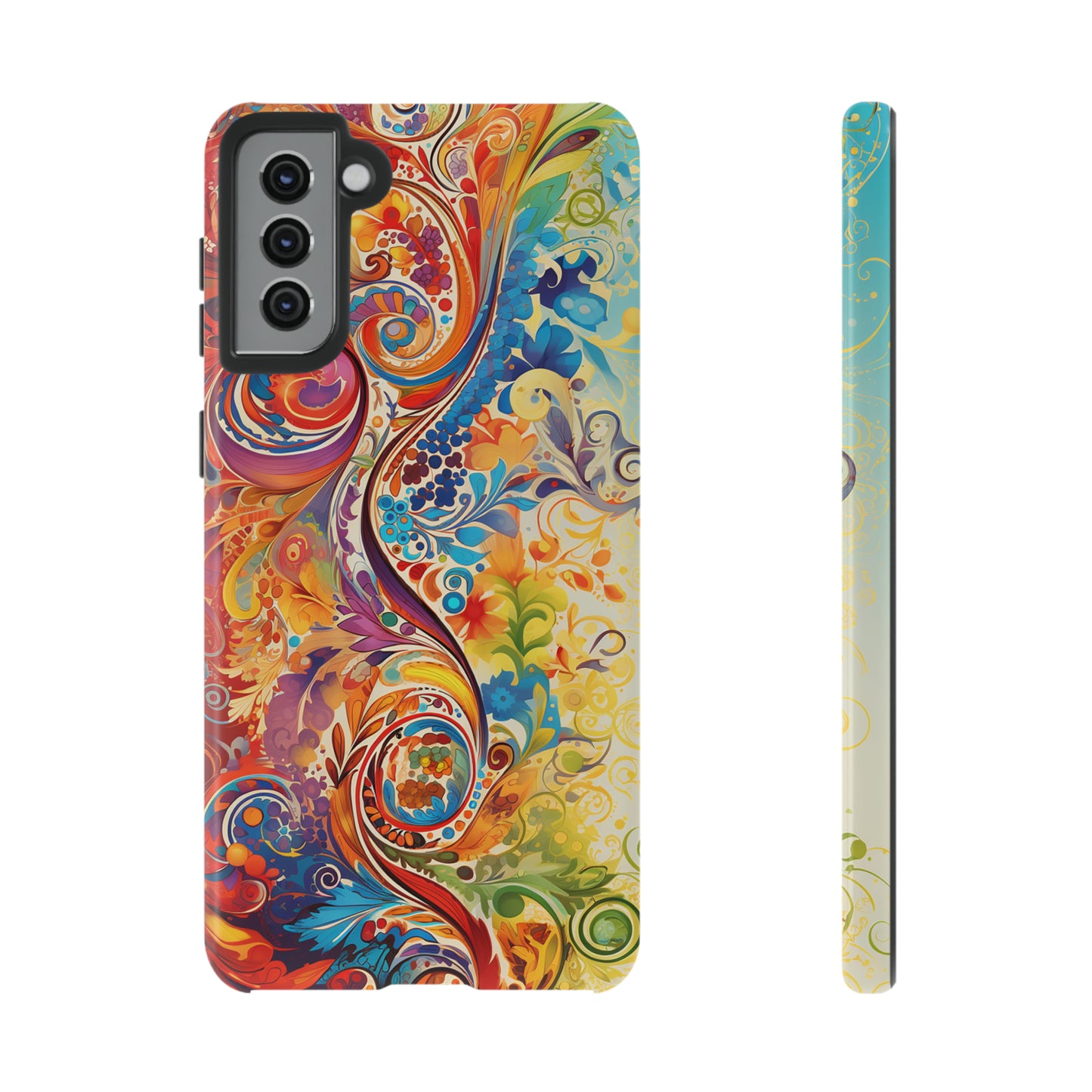 Rainbow Paisley - Tough Cases