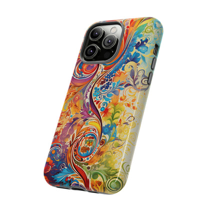 Rainbow Paisley - Tough Cases