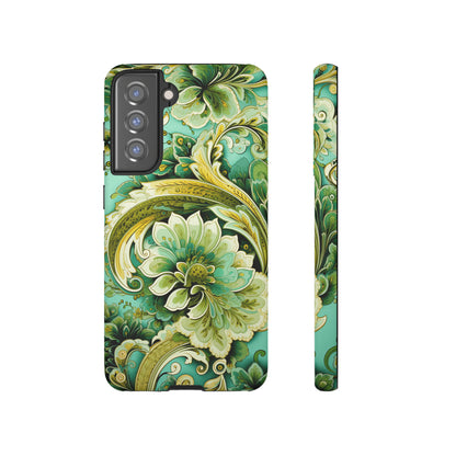 Pistachio with Gold Paisley - Tough Cases