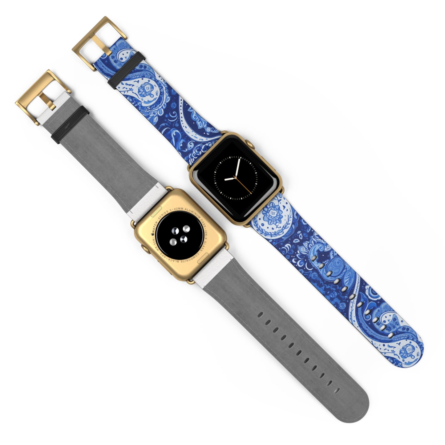 Apple Watch Strap - Blue Paisley