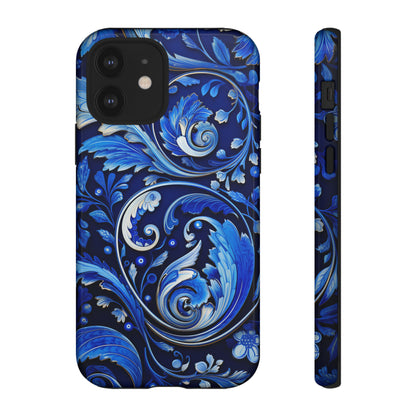 Royal Blue Paisley - Tough Cases