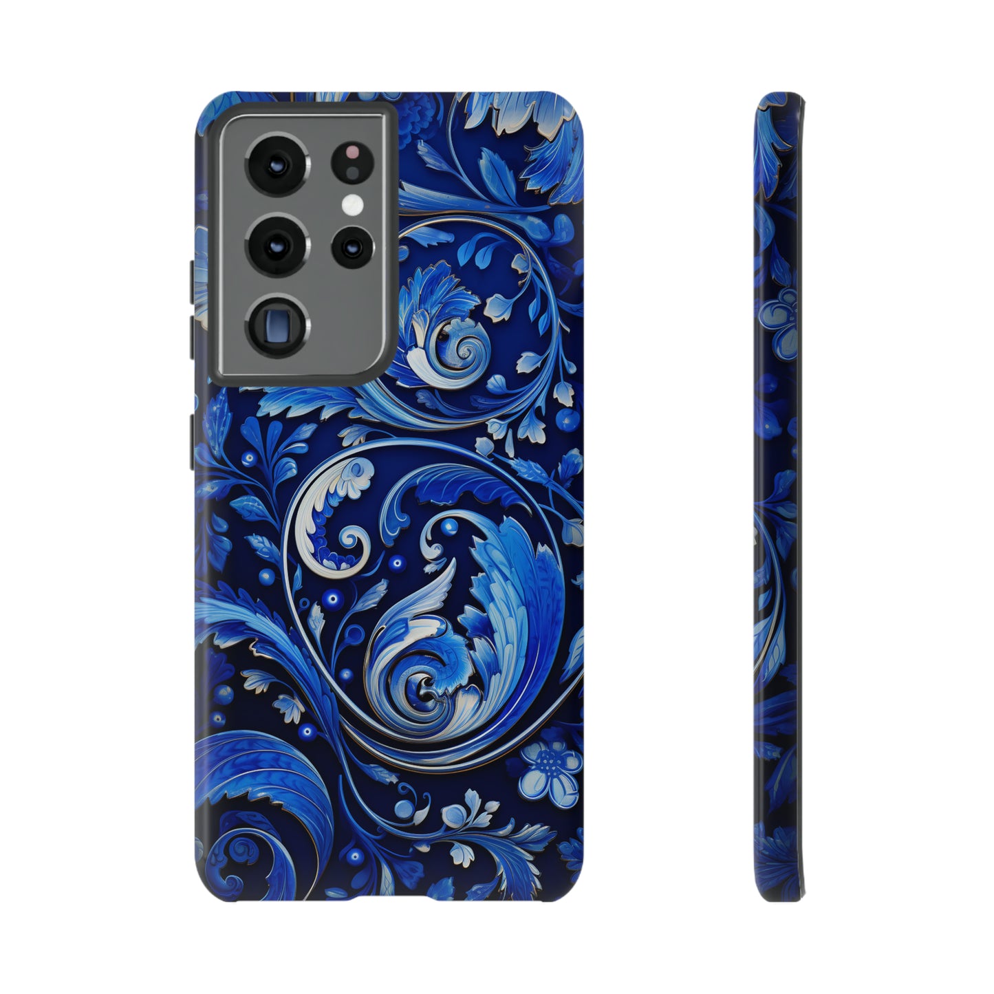 Royal Blue Paisley - Tough Cases