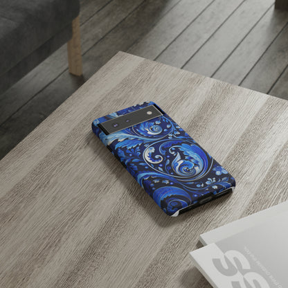 Royal Blue Paisley - Tough Cases