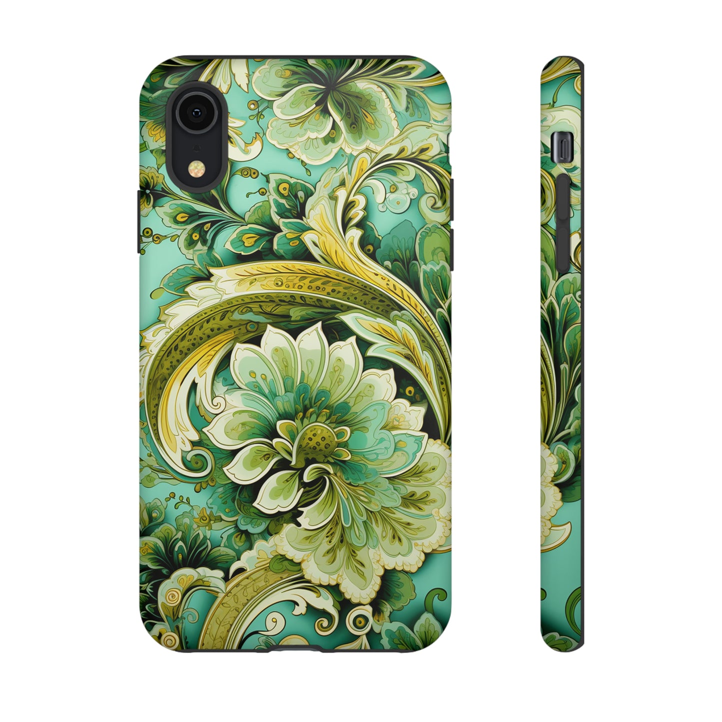 Pistachio with Gold Paisley - Tough Cases