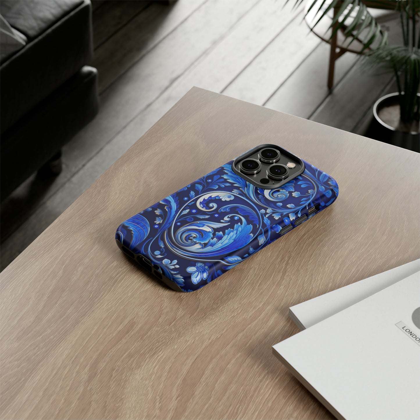 Royal Blue Paisley - Tough Cases