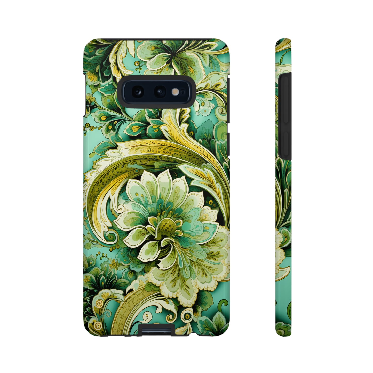 Pistachio with Gold Paisley - Tough Cases