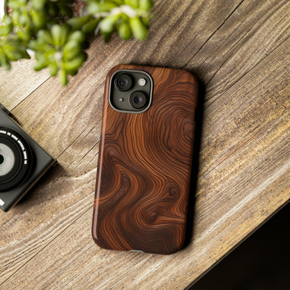 Walnut Pattern - Tough Cases | iPhone | Google Pixel | Samsung Galaxy