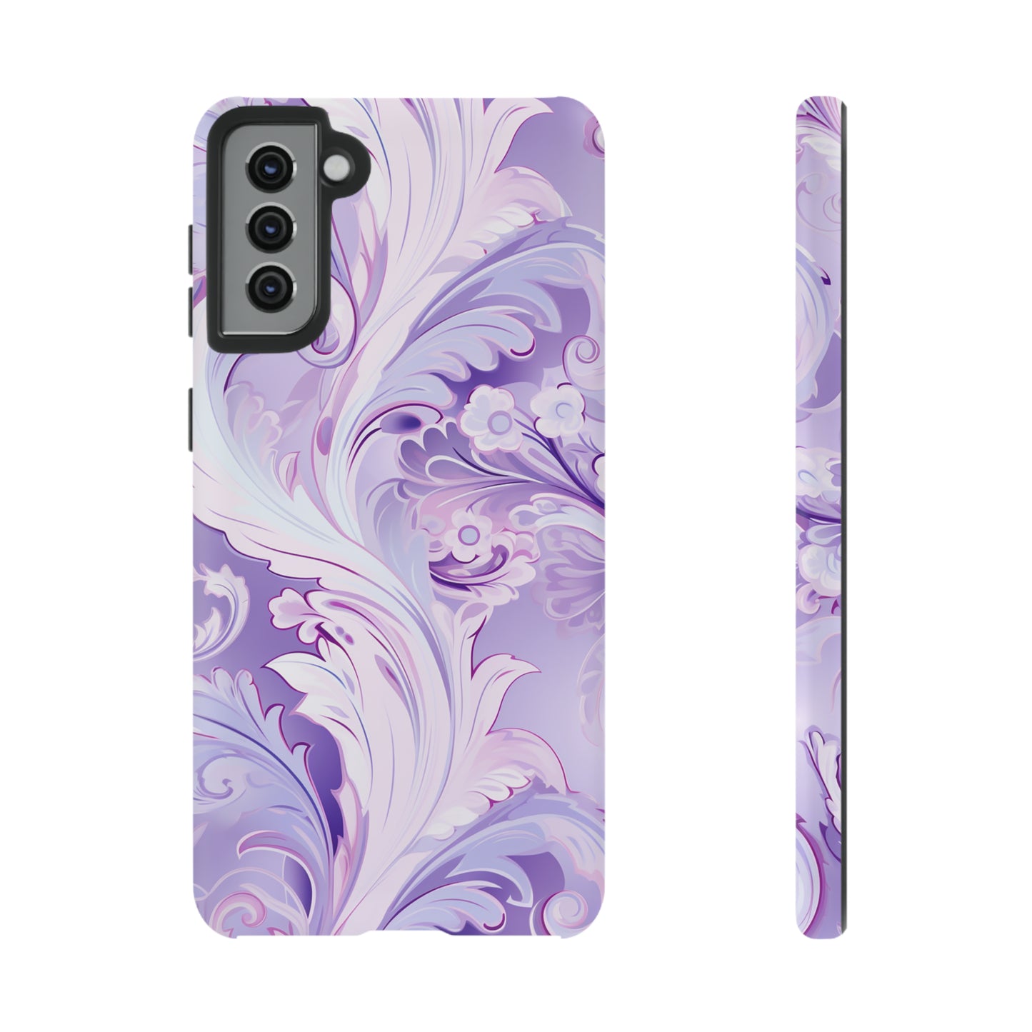 Pastel Lilac Paisley - Tough Cases