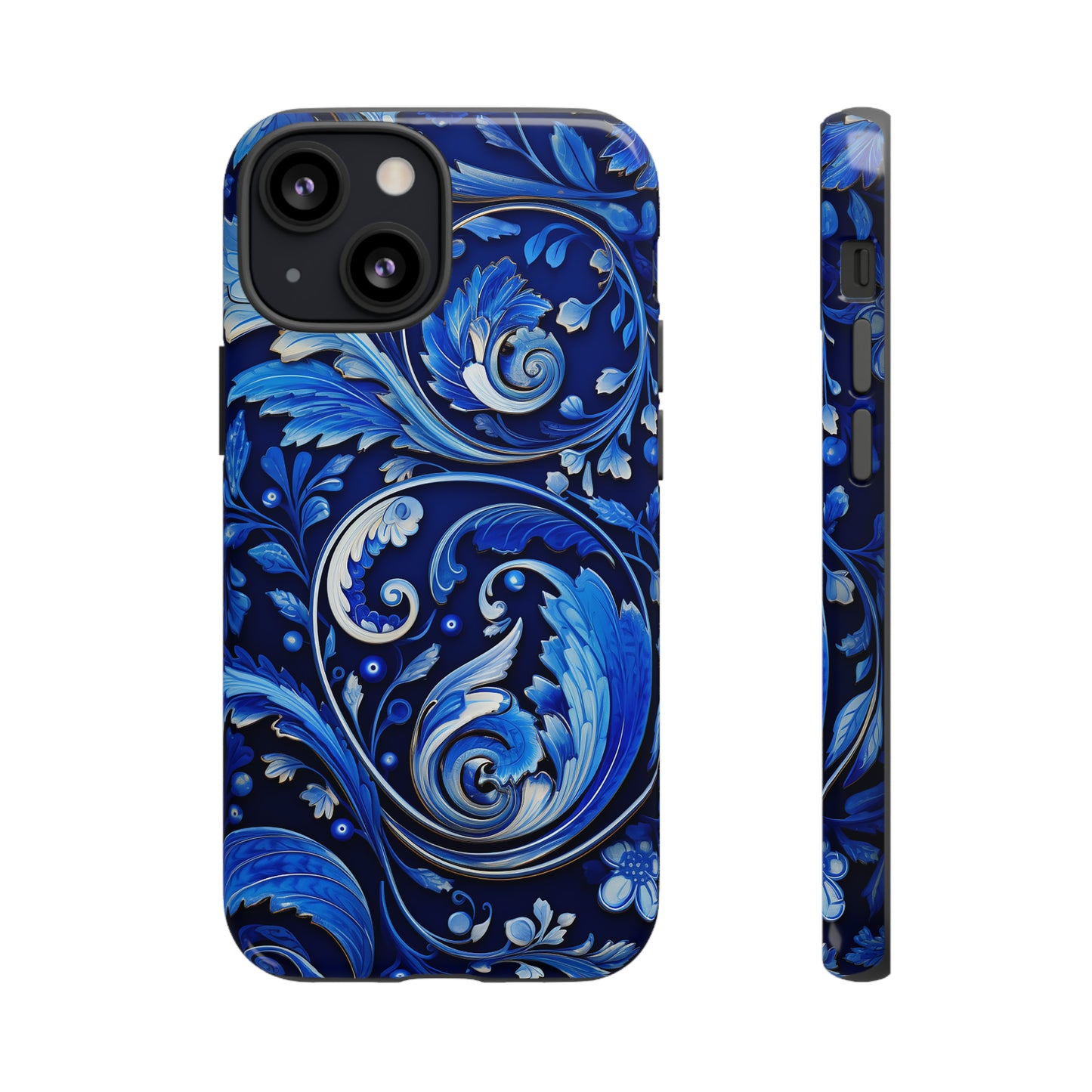 Royal Blue Paisley - Tough Cases